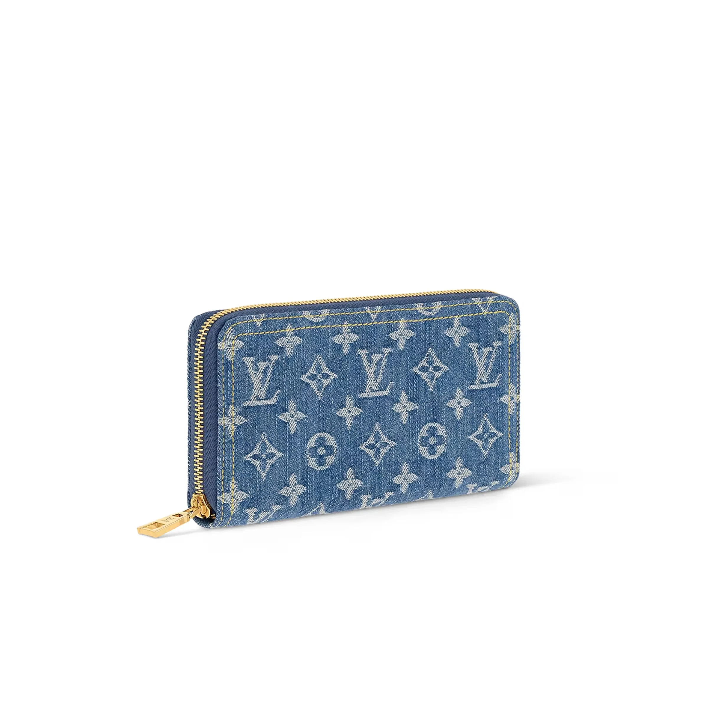 Alternative view of Louis Vuitton Zippy Wallet Blue 7.7 Inches/