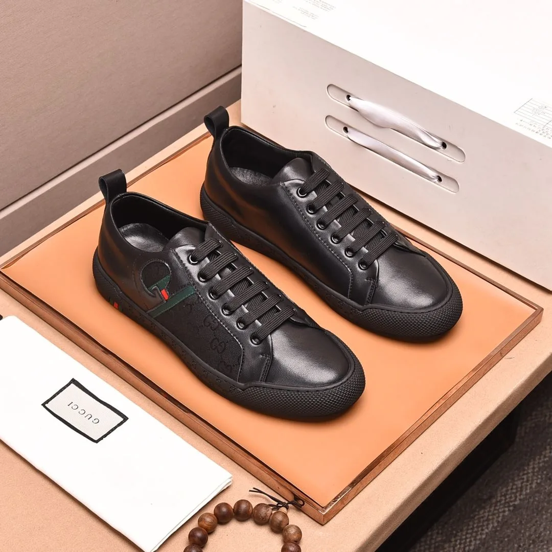 Gucci Men’s GG Sneaker With Web G Black - Image 5