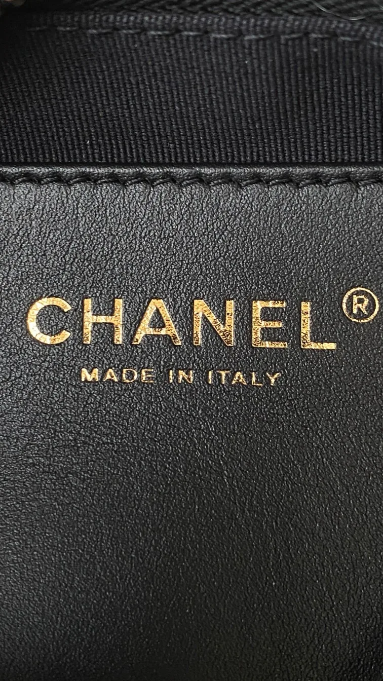 Chanel Tweed Black Hobo Bag 6,/17 - Image 4