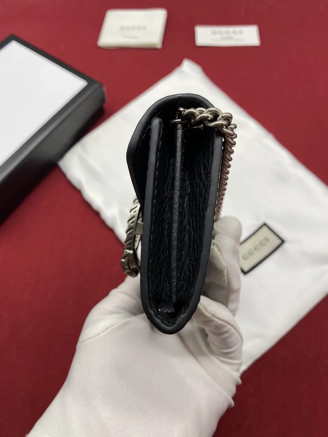 Gucci Dionysus Black Chain Super Mini Bags / GC - Image 3