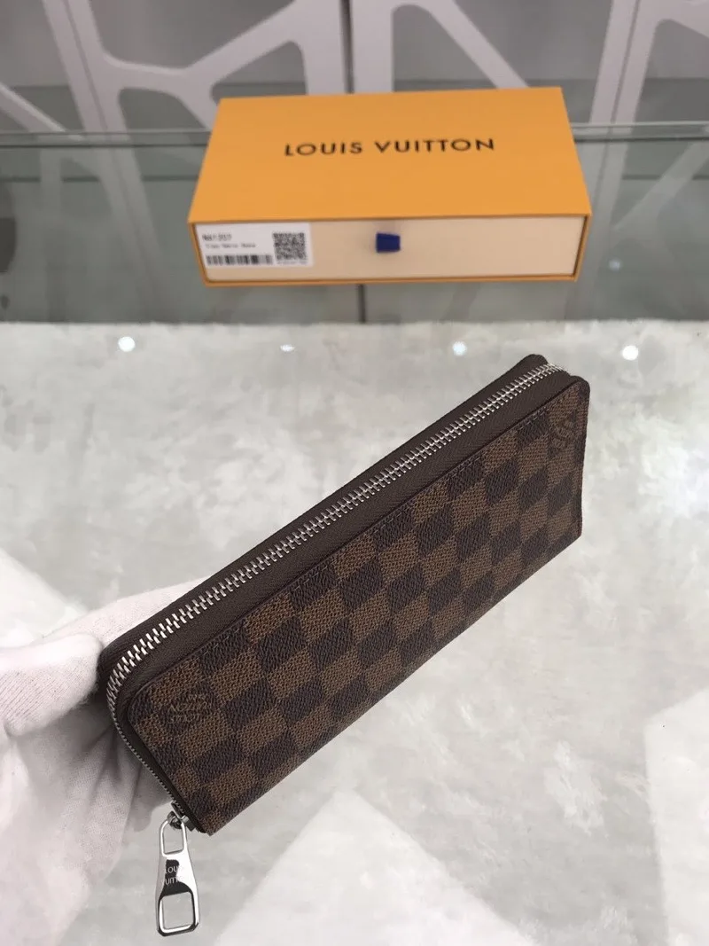Alternative view of Louis Vuitton Zippy Wallet Vertical Wallet Damier Ebene Canvas