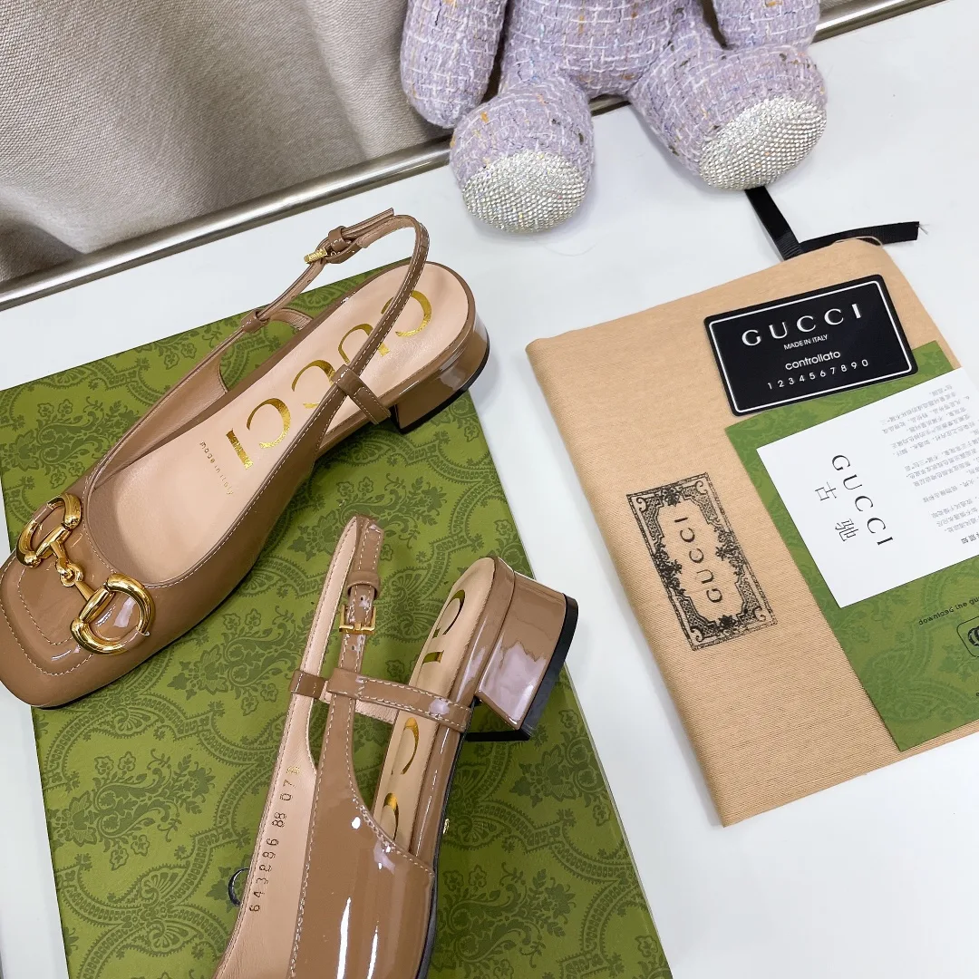Gucci Women’s Slingback With Horsebit Green - Image 4