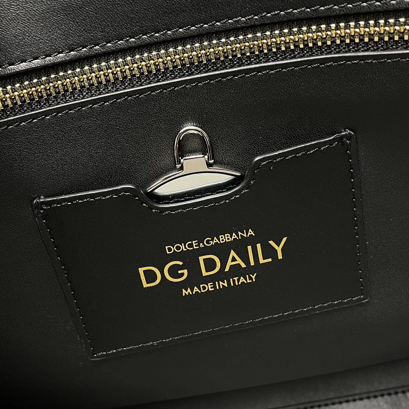 Dolce & Gabbana Small DG Daily Shopper Black / DG BB7023AQ26980999 - Image 3