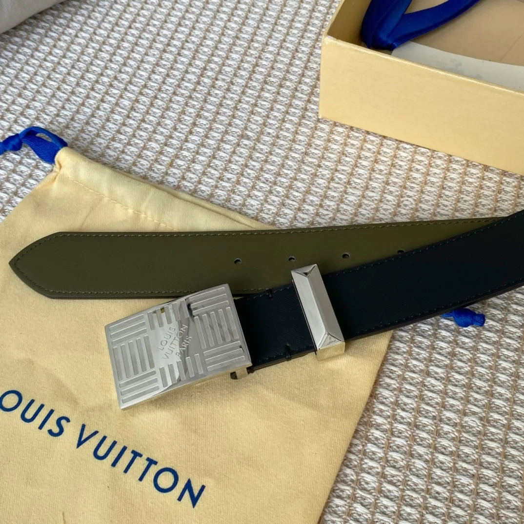 Alternative view of Louis Vuitton Metropole LV Belt Black LV Women