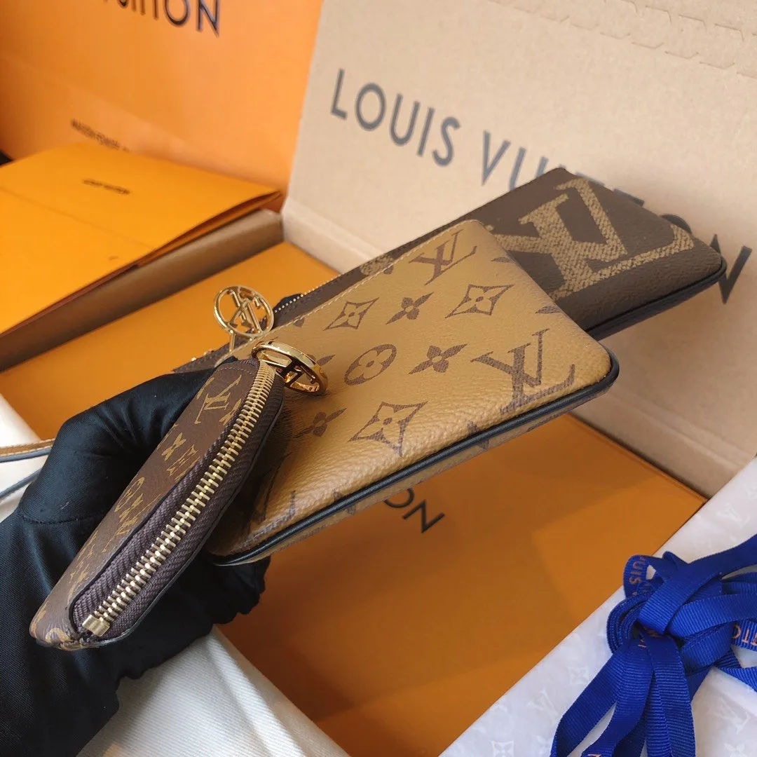 Louis Vuitton Trio Pouch Monogram Reverse / - Image 4