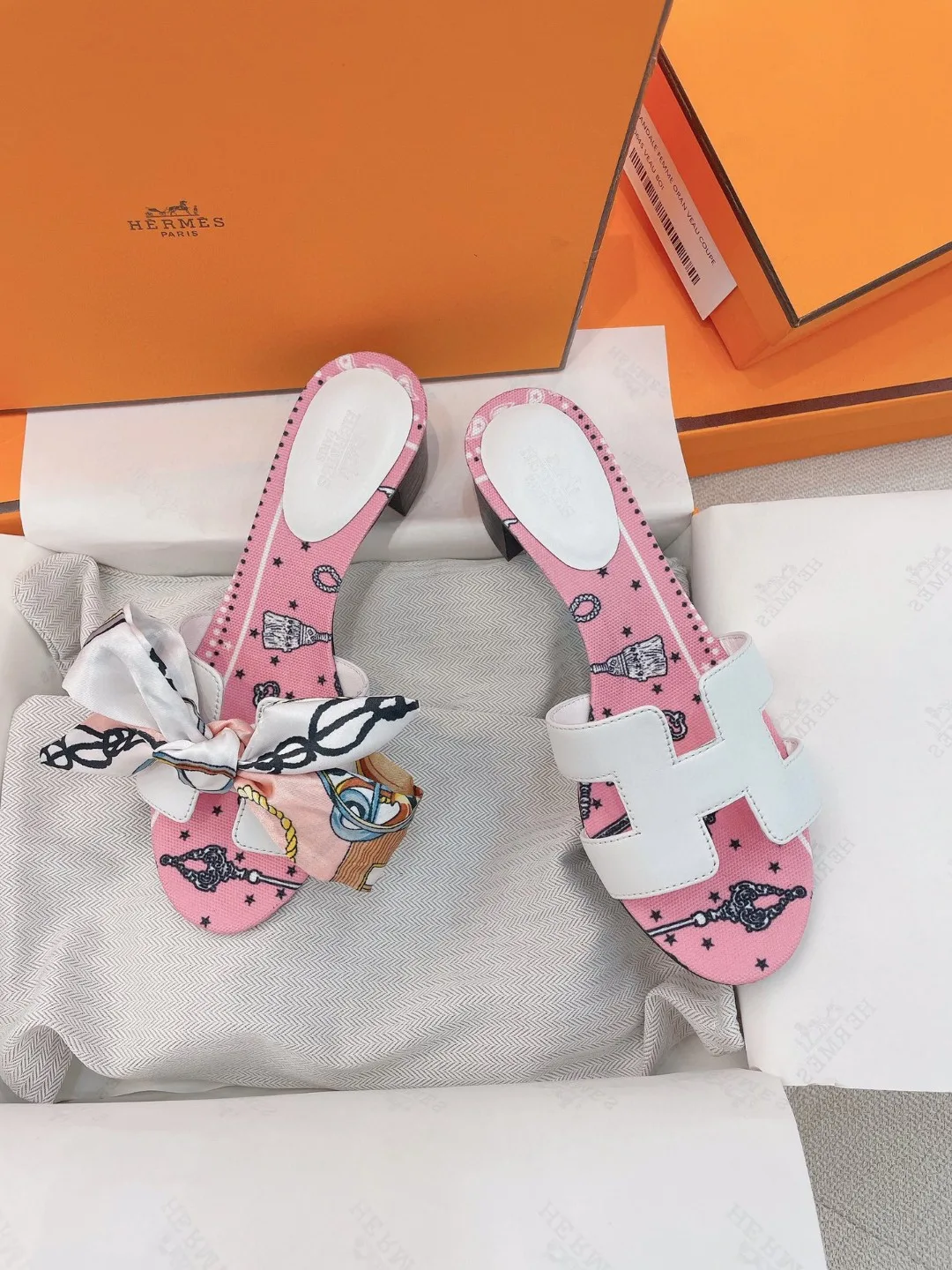 Hermes Oasis Sandal Pink , Shoes - Image 6