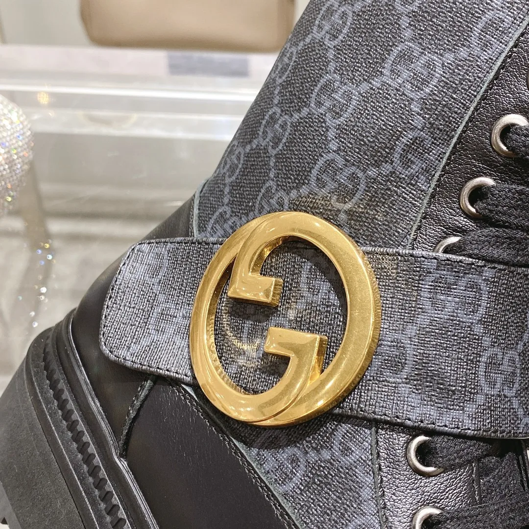Gucci Blondie Women’s Ankle Boots Black - Image 5