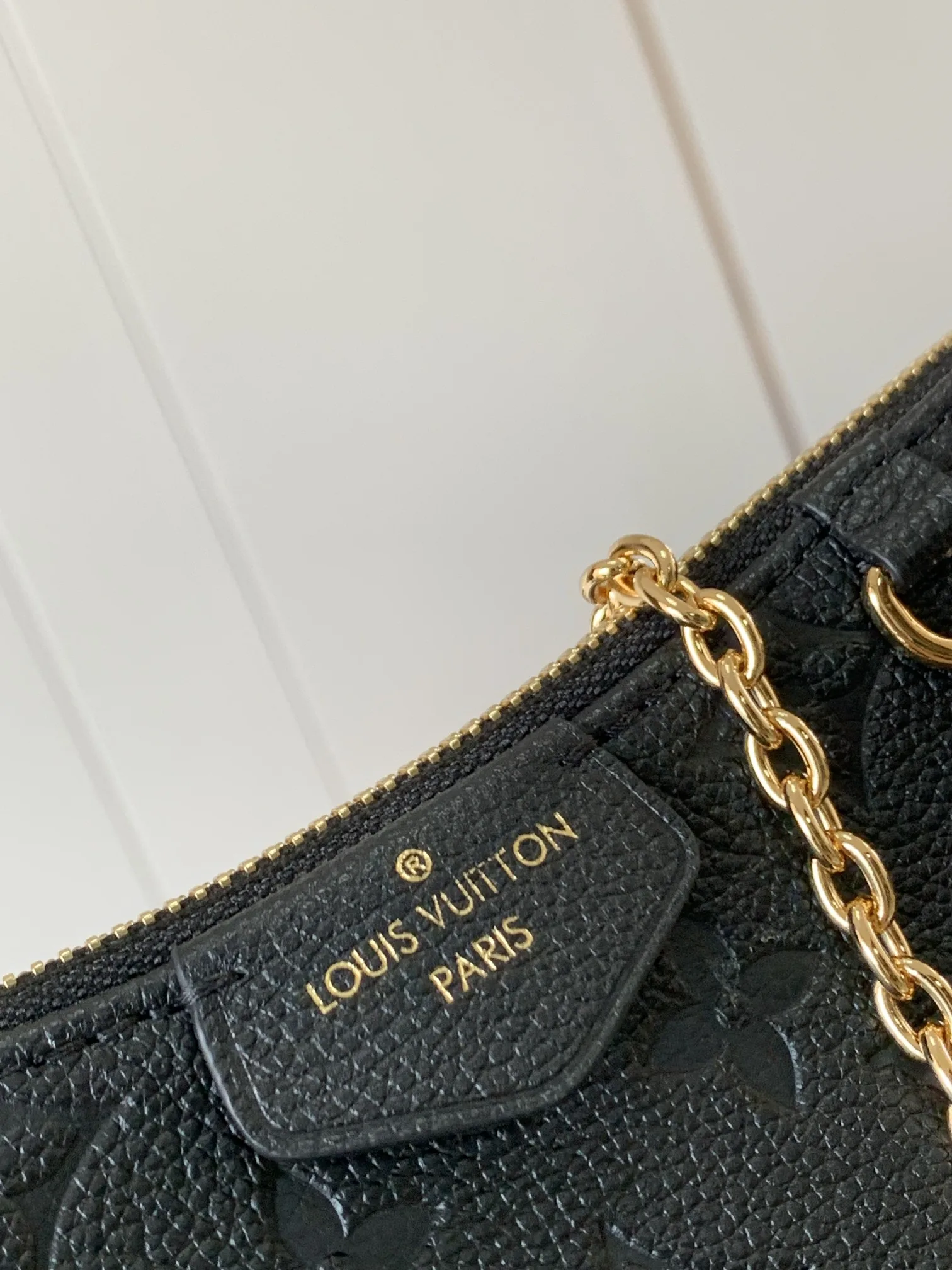 Alternative view of Louis Vuitton Easy Pouch On Strap Monogram Empreinte Black / LV