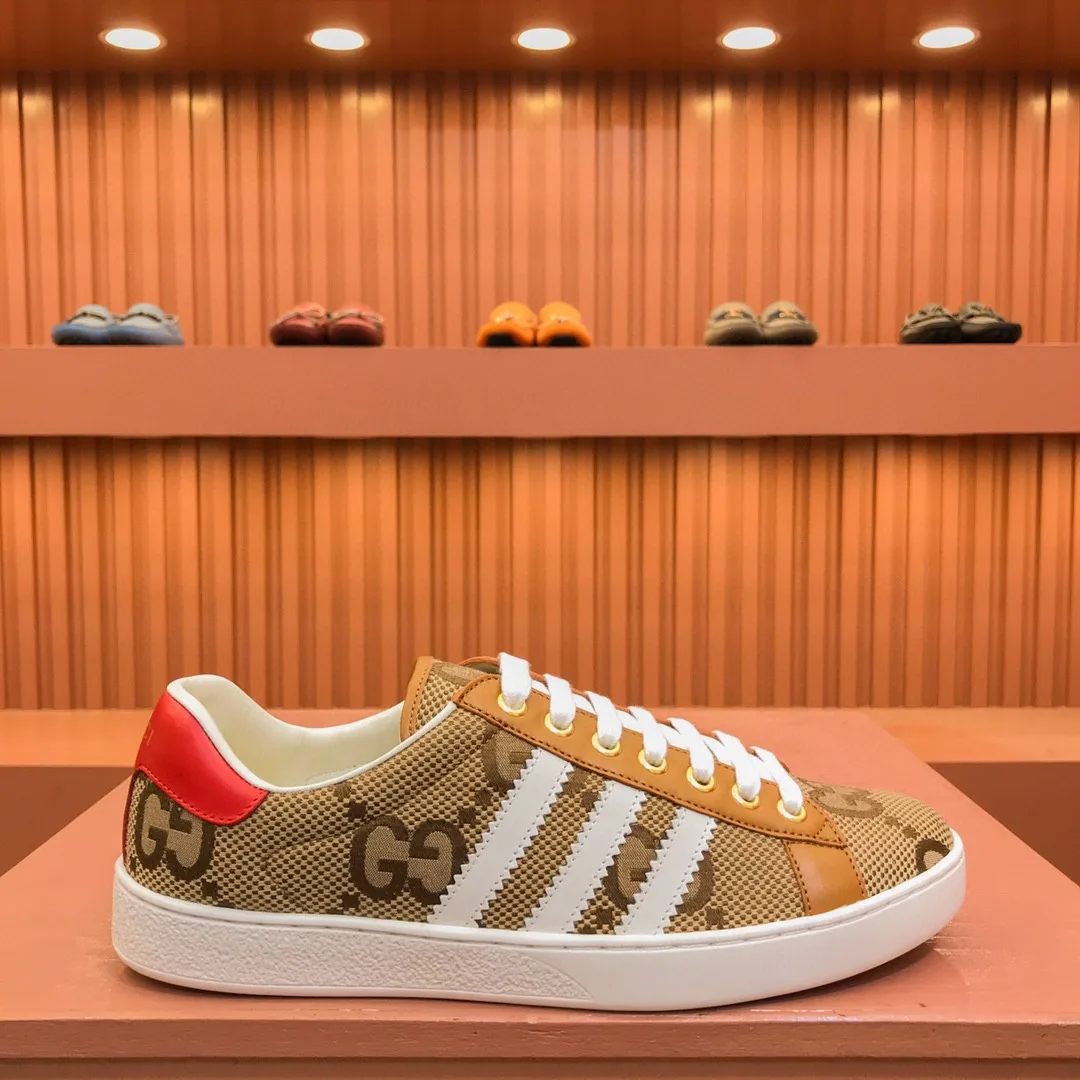 Alternative view of Gucci x Adidas Men’s With GG Sneaker Brown