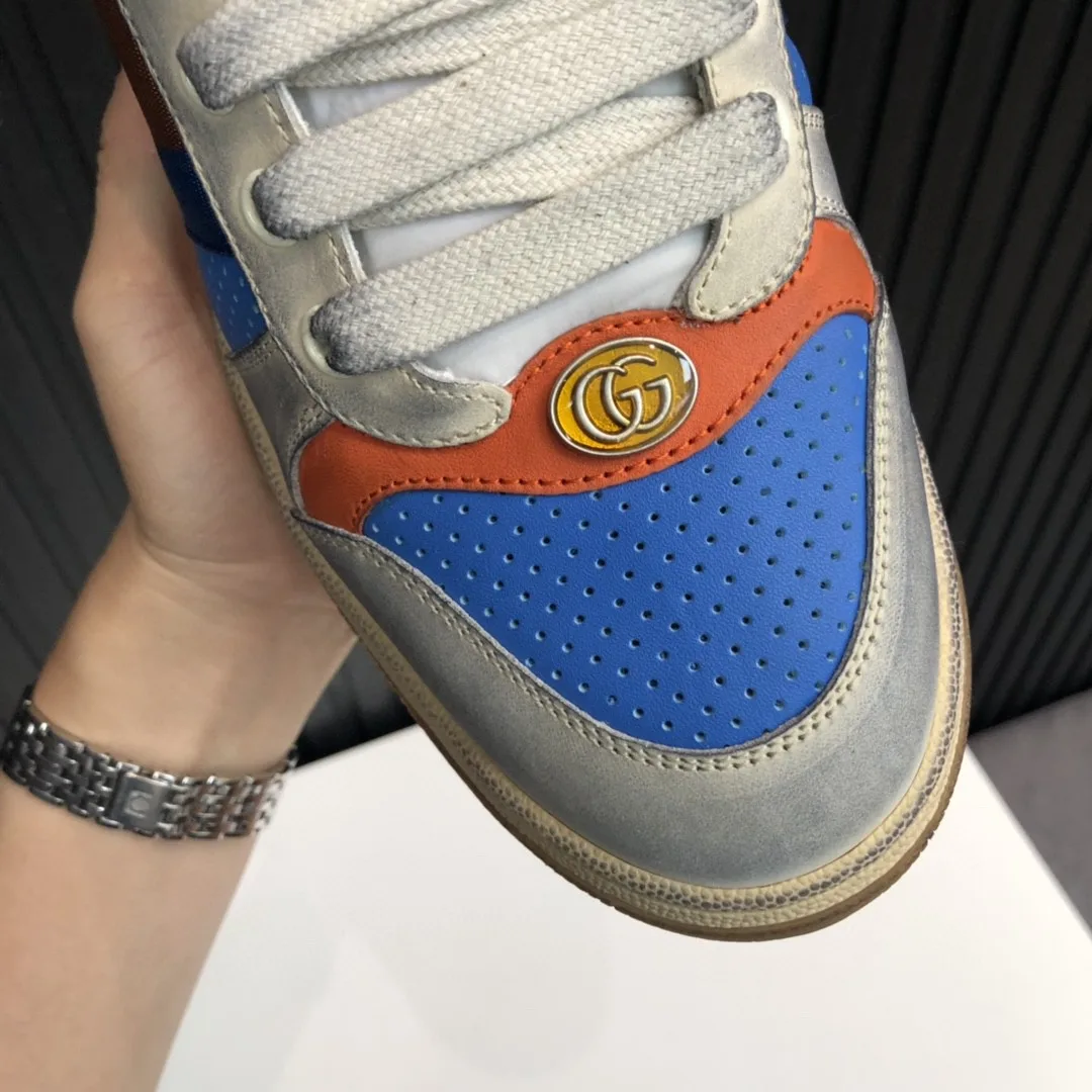 Alternative view of Gucci Women’s Screener Low-Top Blue White