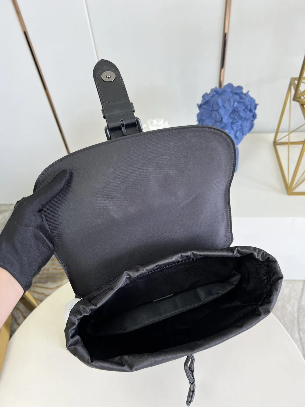 Alternative view of Louis Vuitton Saumur Backpack Monogram Eclipse Canvas