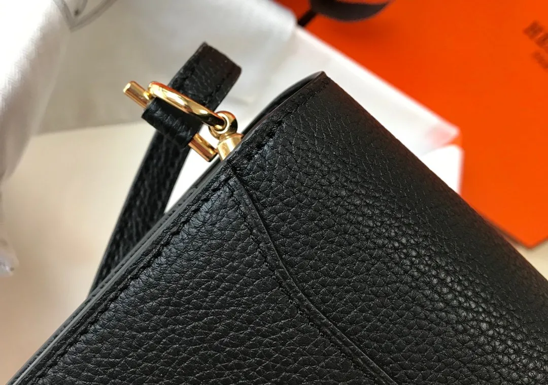 Hermes Mini Evercolor Sac Roulis 19 Black - Image 6