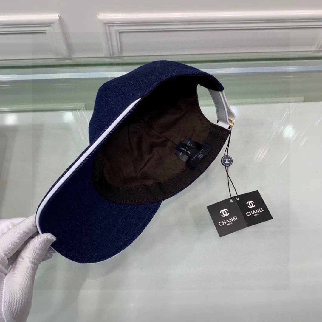 Chanel Cap Dark Blue - Image 3