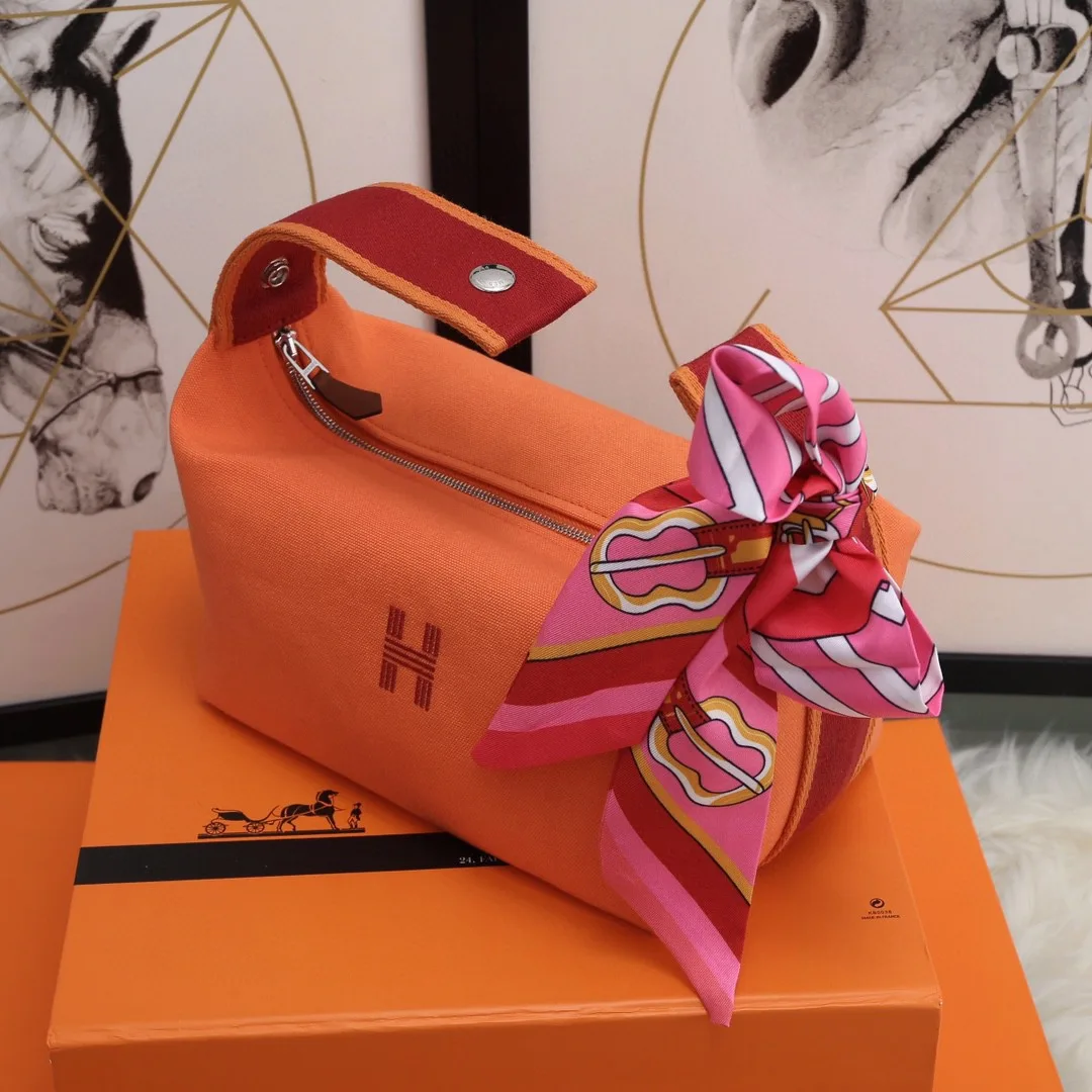 Hermes Bride A Brac Case Orange Bag - Image 4