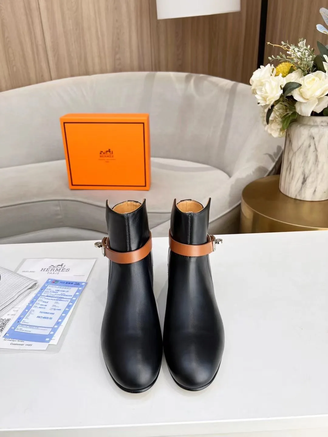 Hermes Neo Ankle Boots Black , Women’s Shoes - Image 5