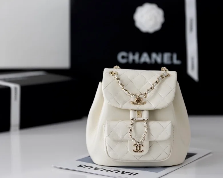 Chanel Backpack White