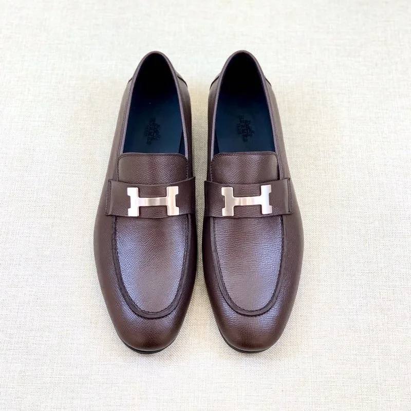 Hermes Paris Loafers Brown - Image 4