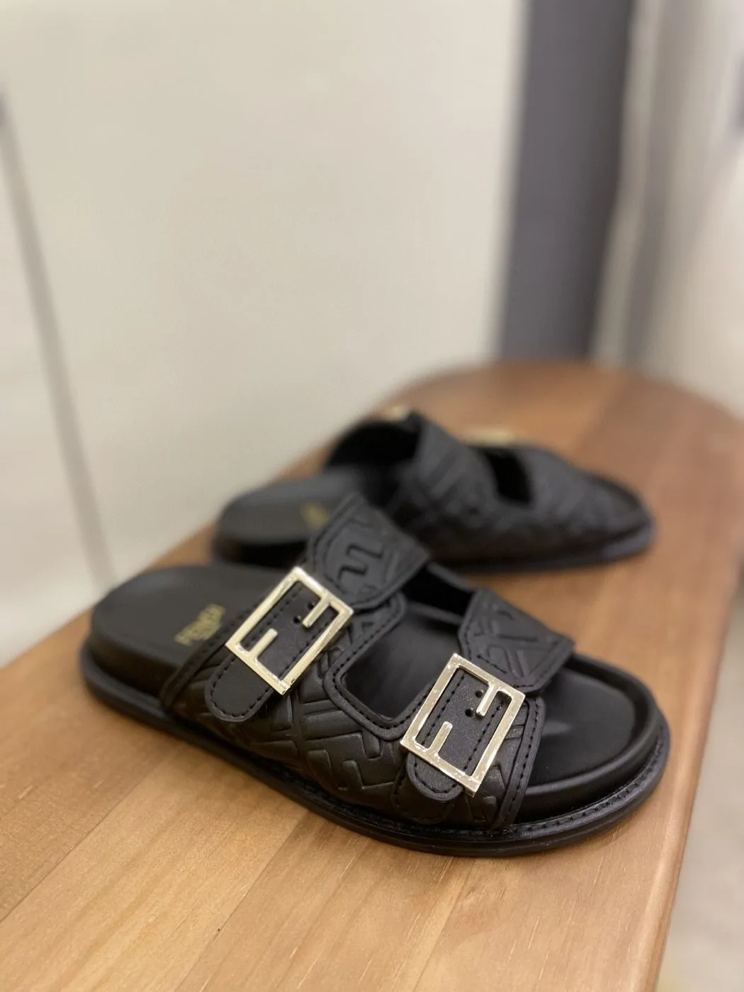 Fendi Feel Slides Black - Image 5