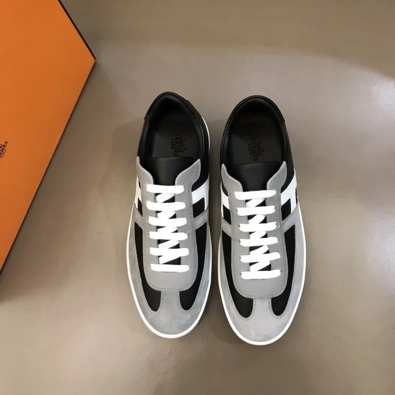 Hermes Boomerang Sneaker Black/Grey - Image 6