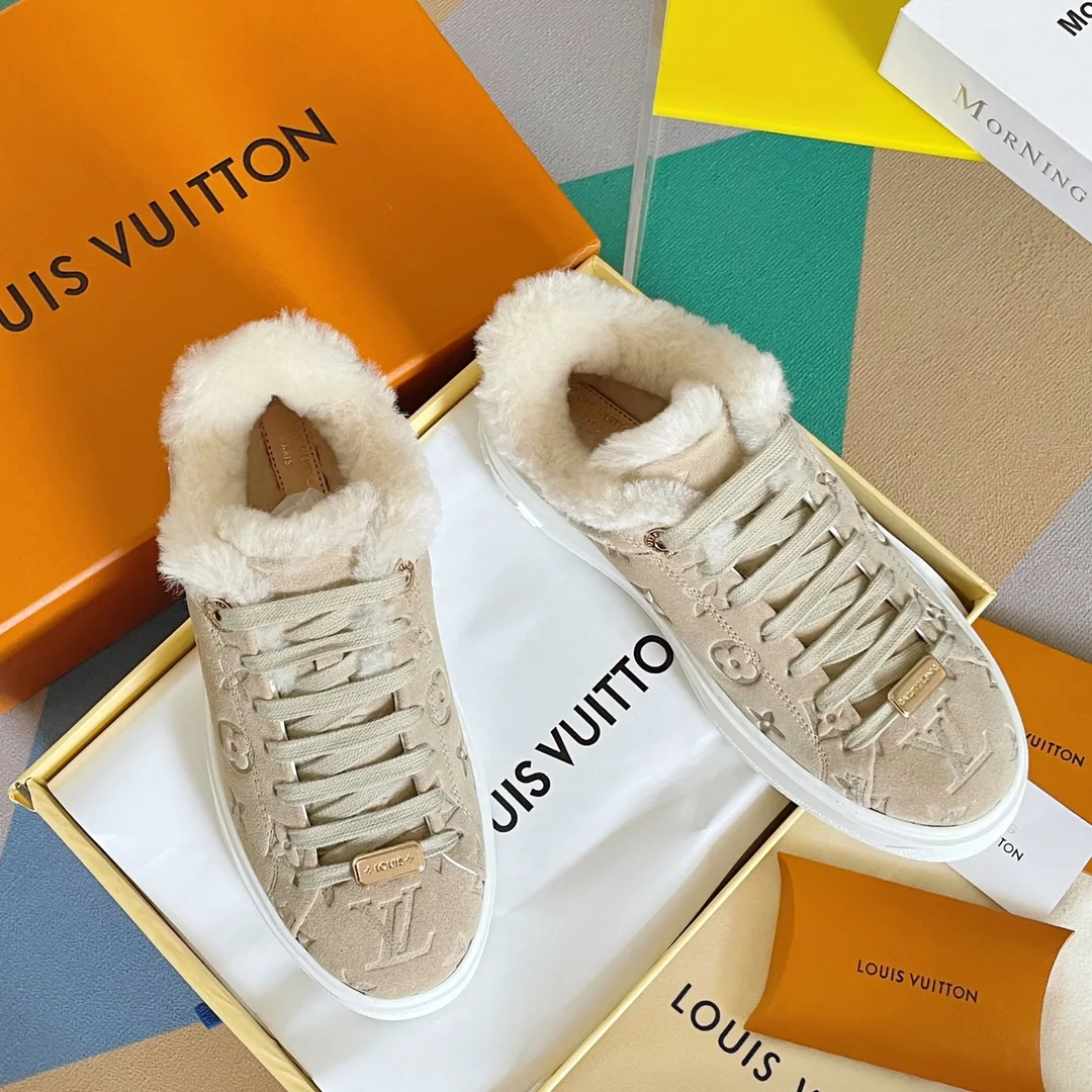 Louis Vuitton Women’s Time Out Sneaker Brown