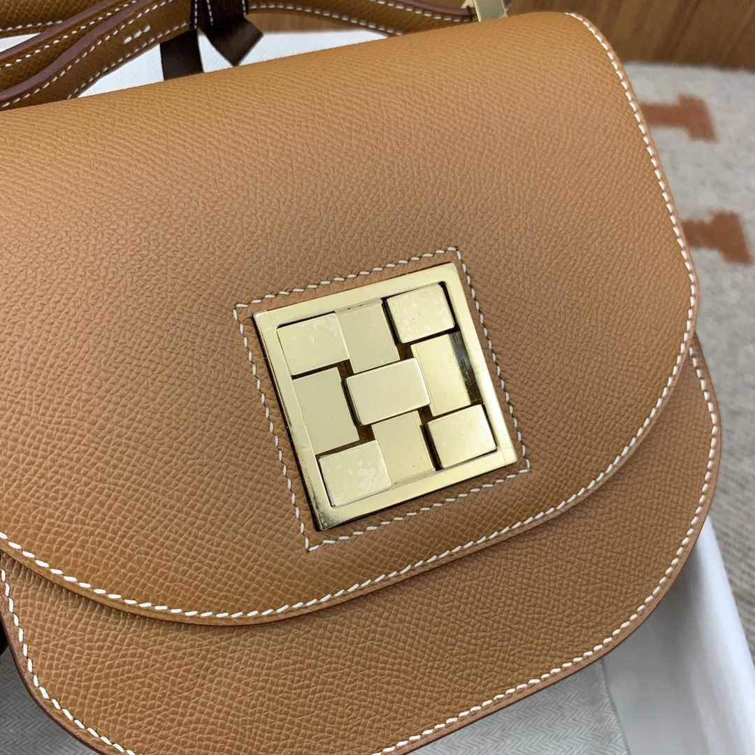 Hermes Mosaique 17 Brown, Gold Toned Hardware Bag - Image 4