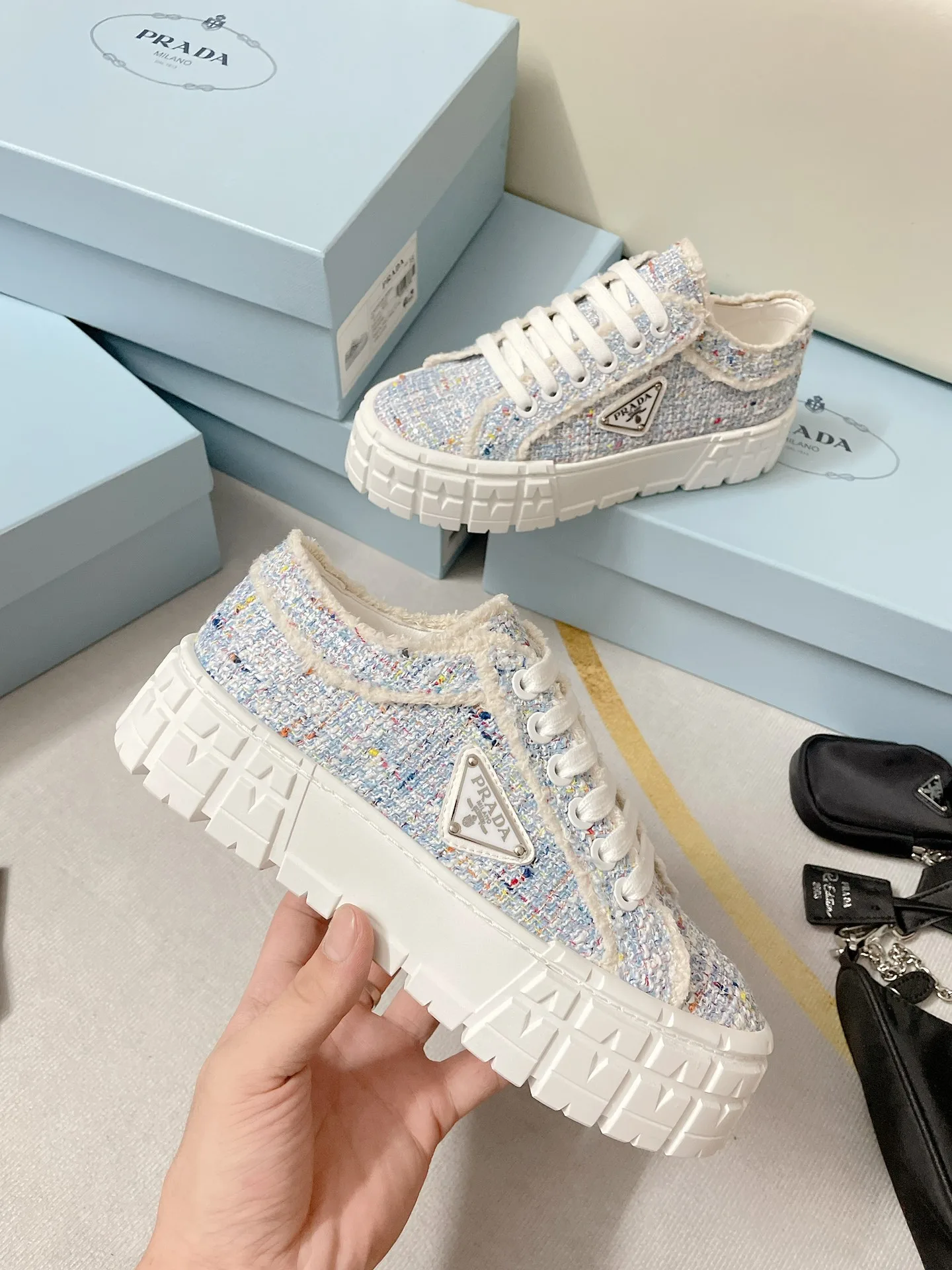 Prada Double Wheel