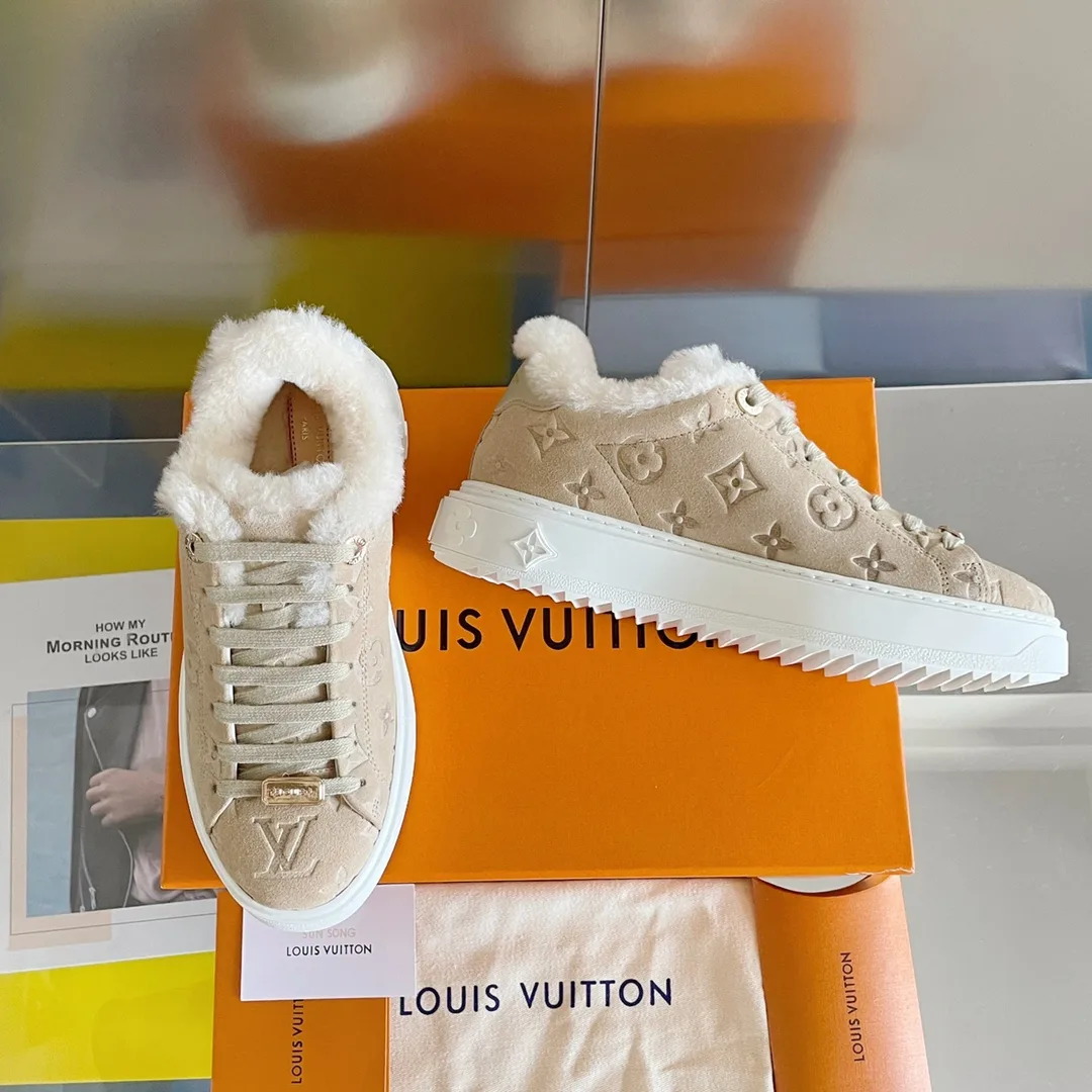 Louis Vuitton Women’s Time Out Sneaker Brown - Image 7