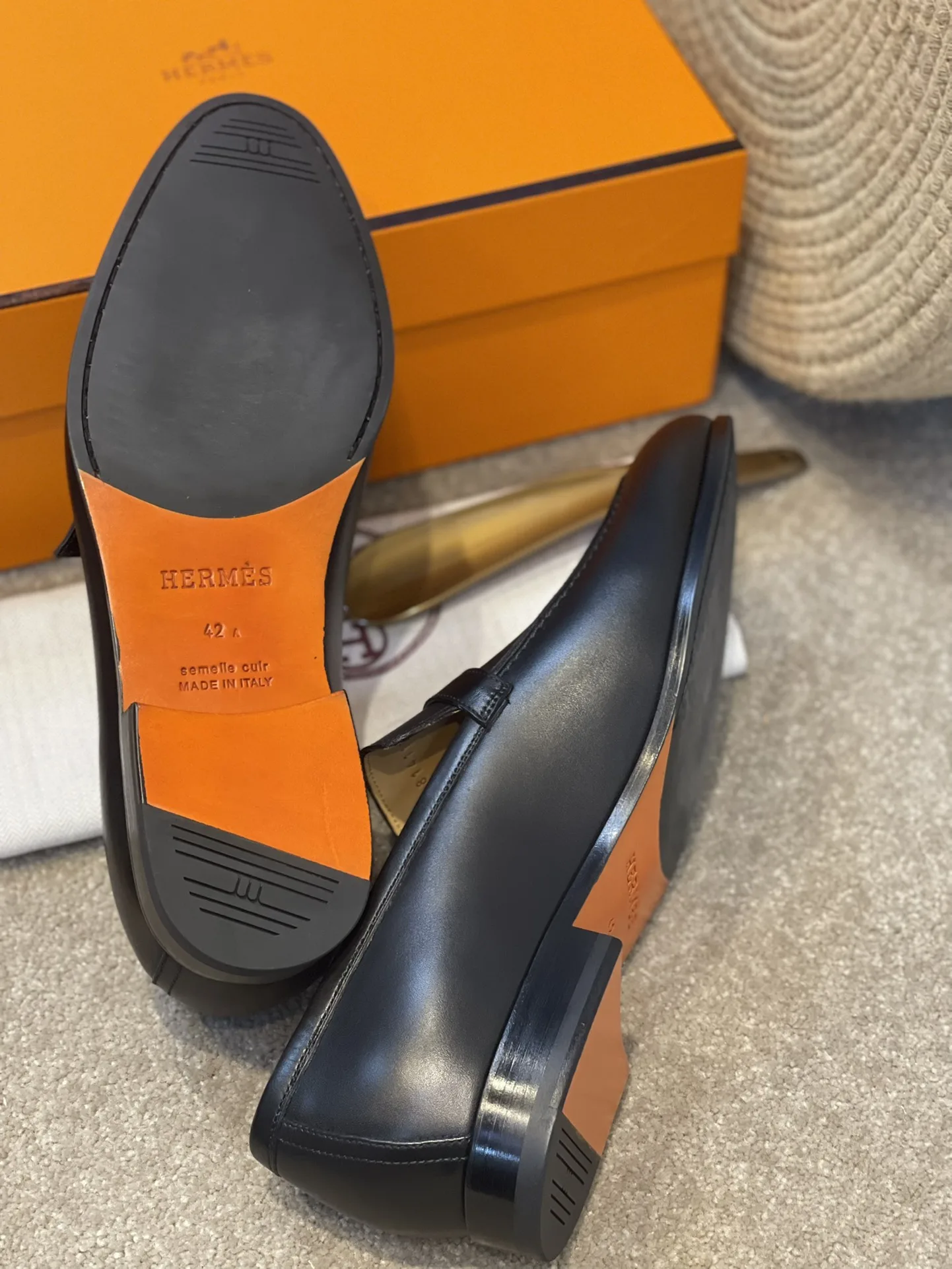 Hermes Monterey Loafer Black - Image 7