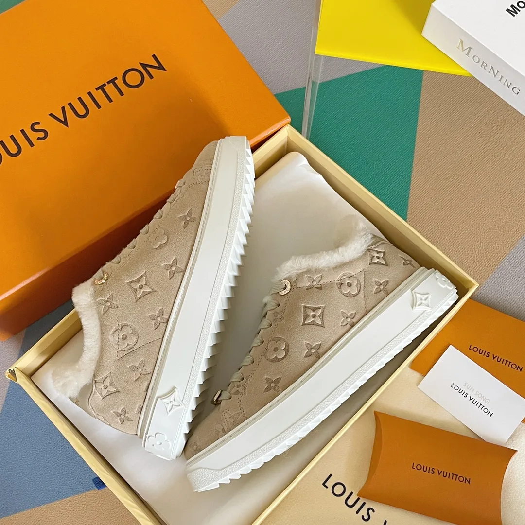 Louis Vuitton Women’s Time Out Sneaker Brown - Image 6