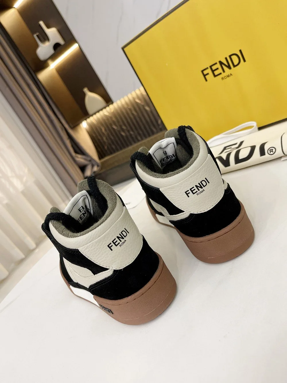 Alternative view of Fendi Low Tops In Black