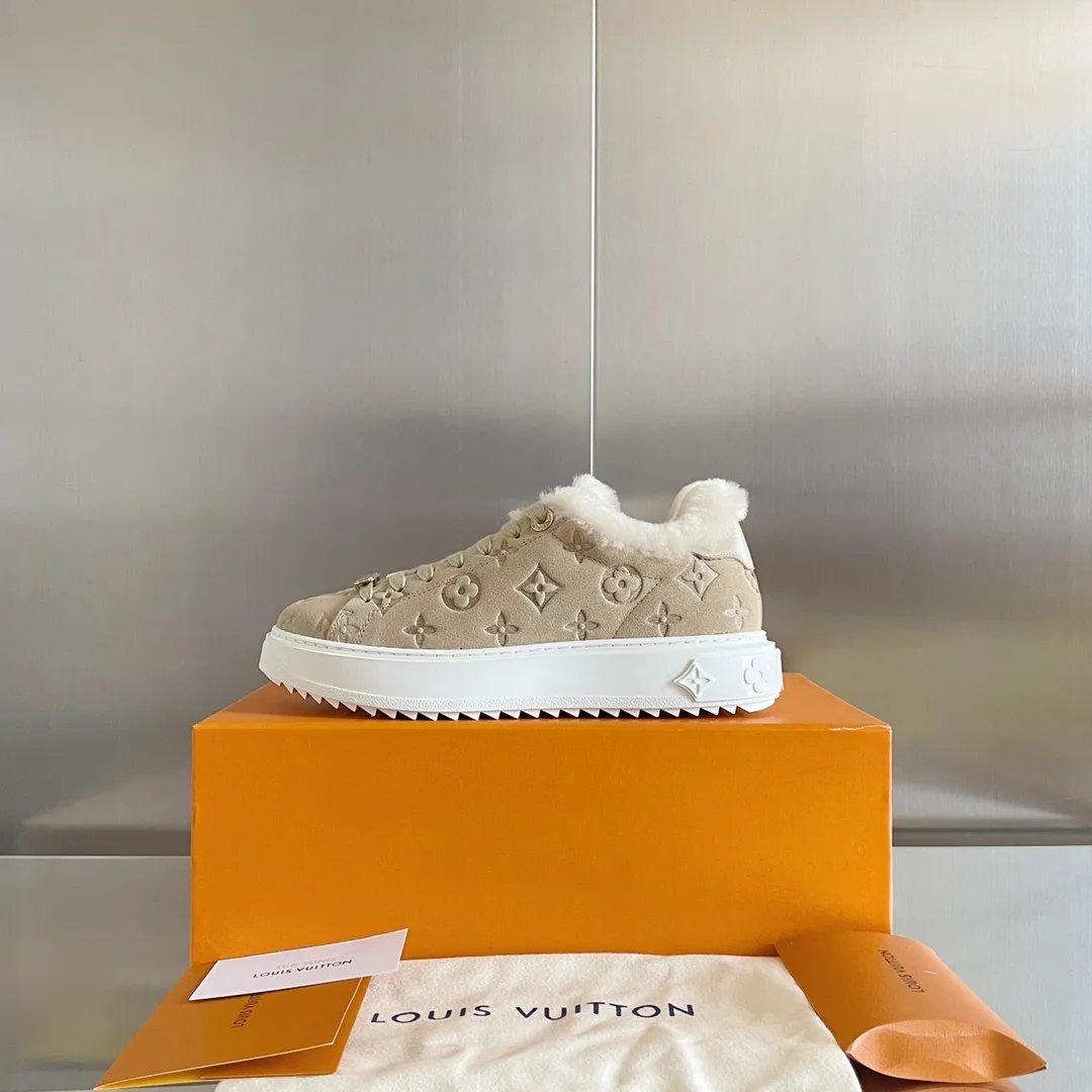 Louis Vuitton Women’s Time Out Sneaker Brown - Image 5