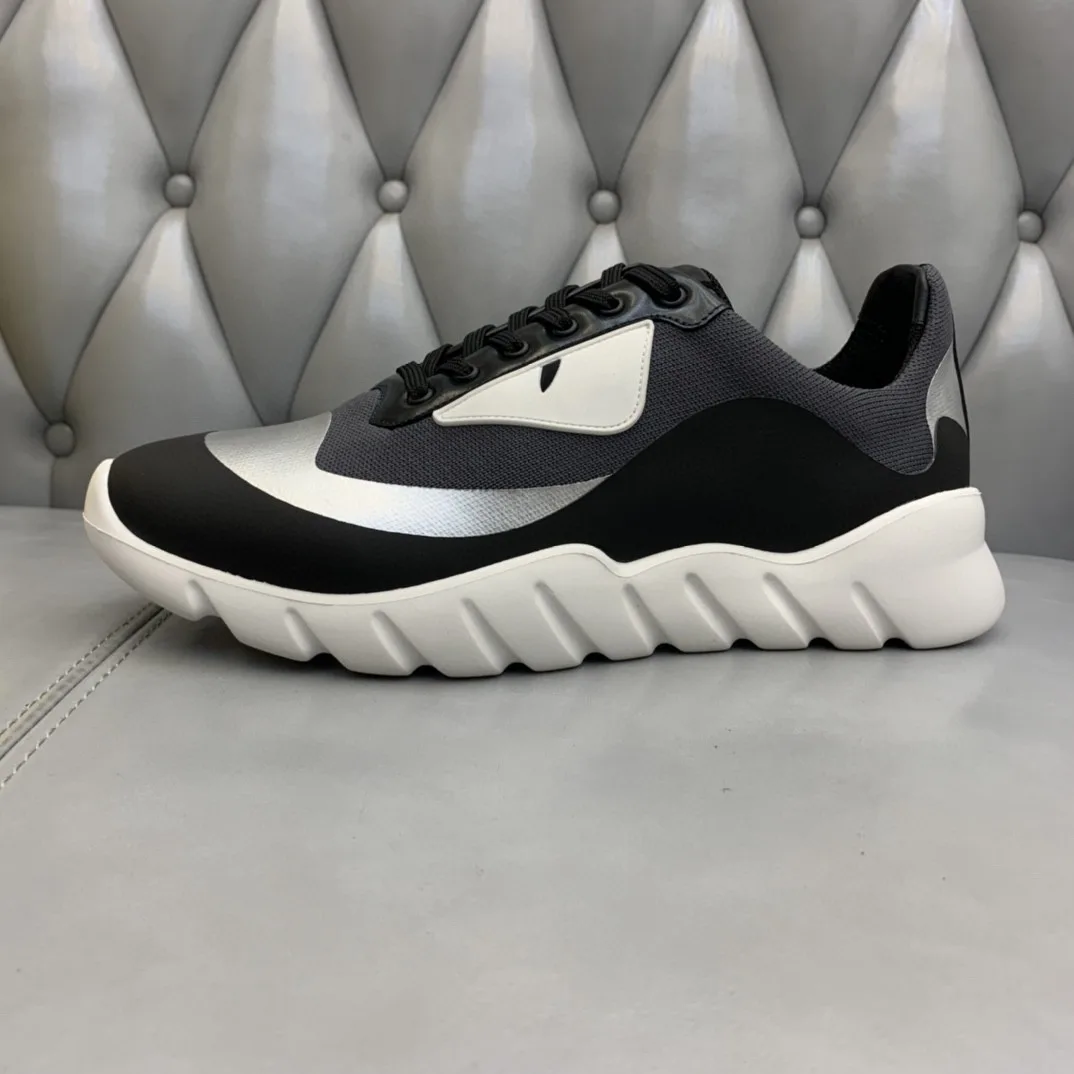 Fendi Force Low Tops Sneakers Grey - Image 3