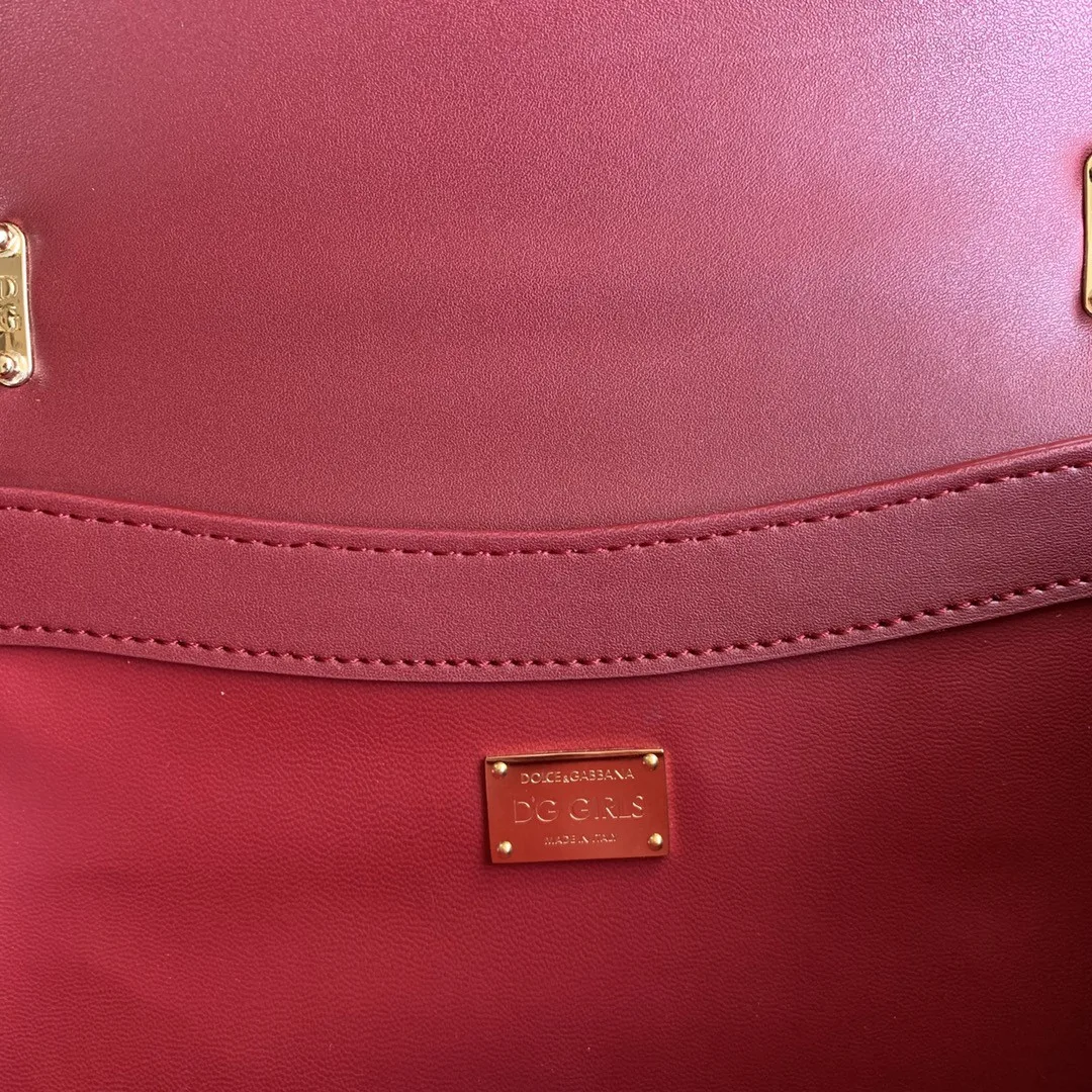 Dolce & Gabbana DG Girls CrossBody Bag Burgundy / - Image 4