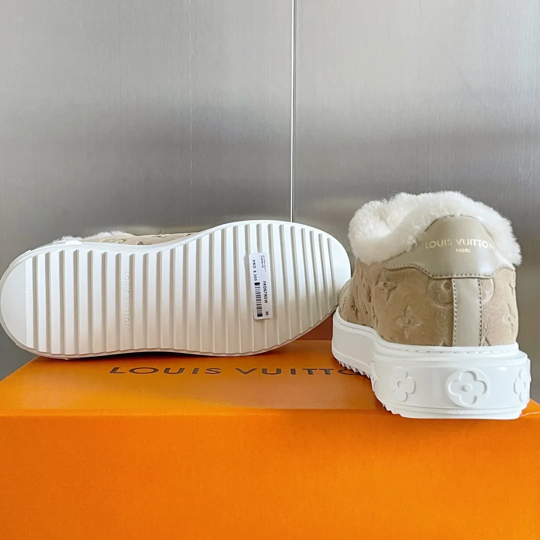 Louis Vuitton Women’s Time Out Sneaker Brown - Image 3