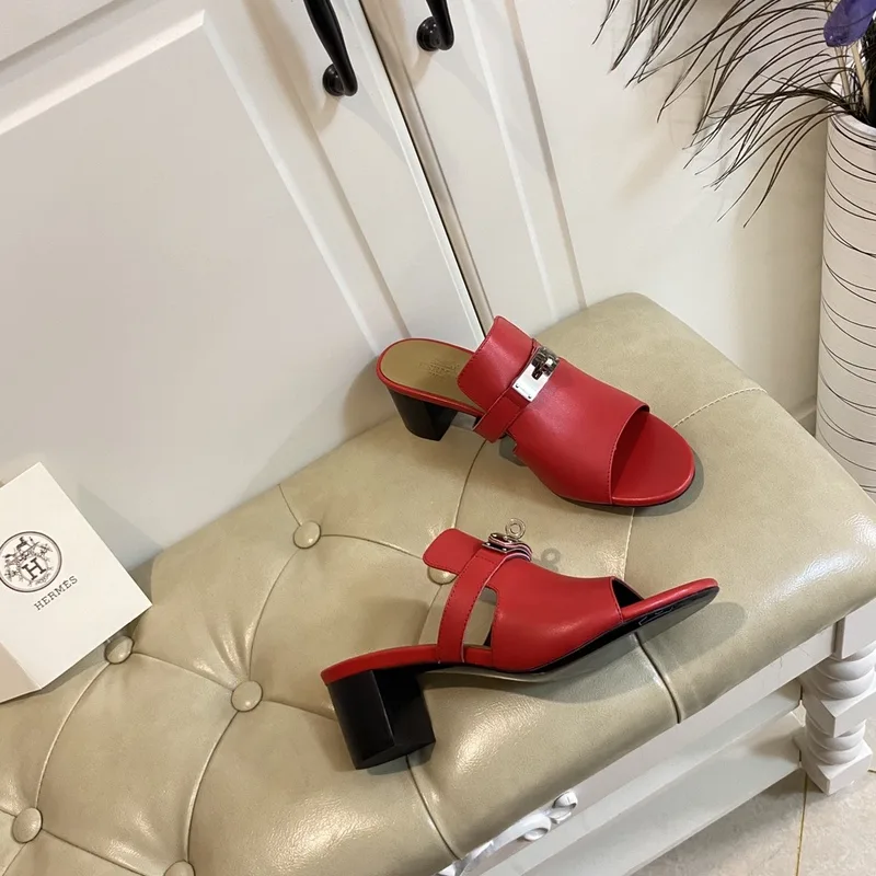 Hermes Candy Sandal Red , Women’s Shoes - Image 3