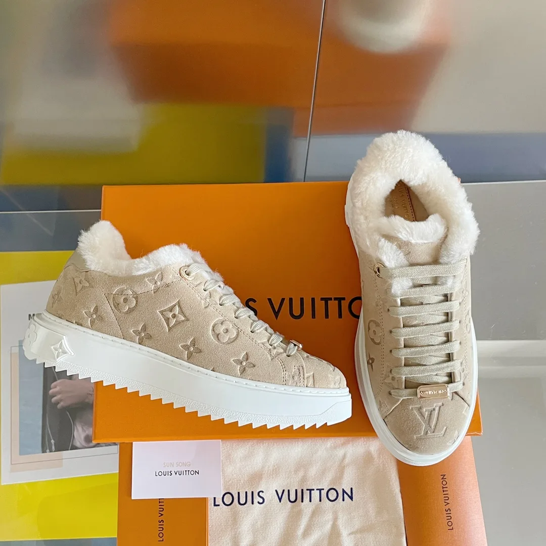 Louis Vuitton Women’s Time Out Sneaker Brown - Image 2