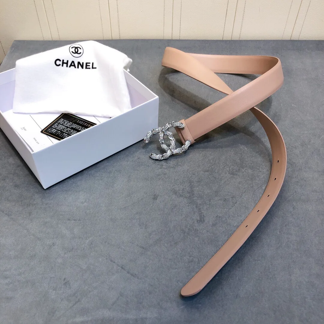 Alternative view of Chanel Belt With Double C Buckle Beige Women