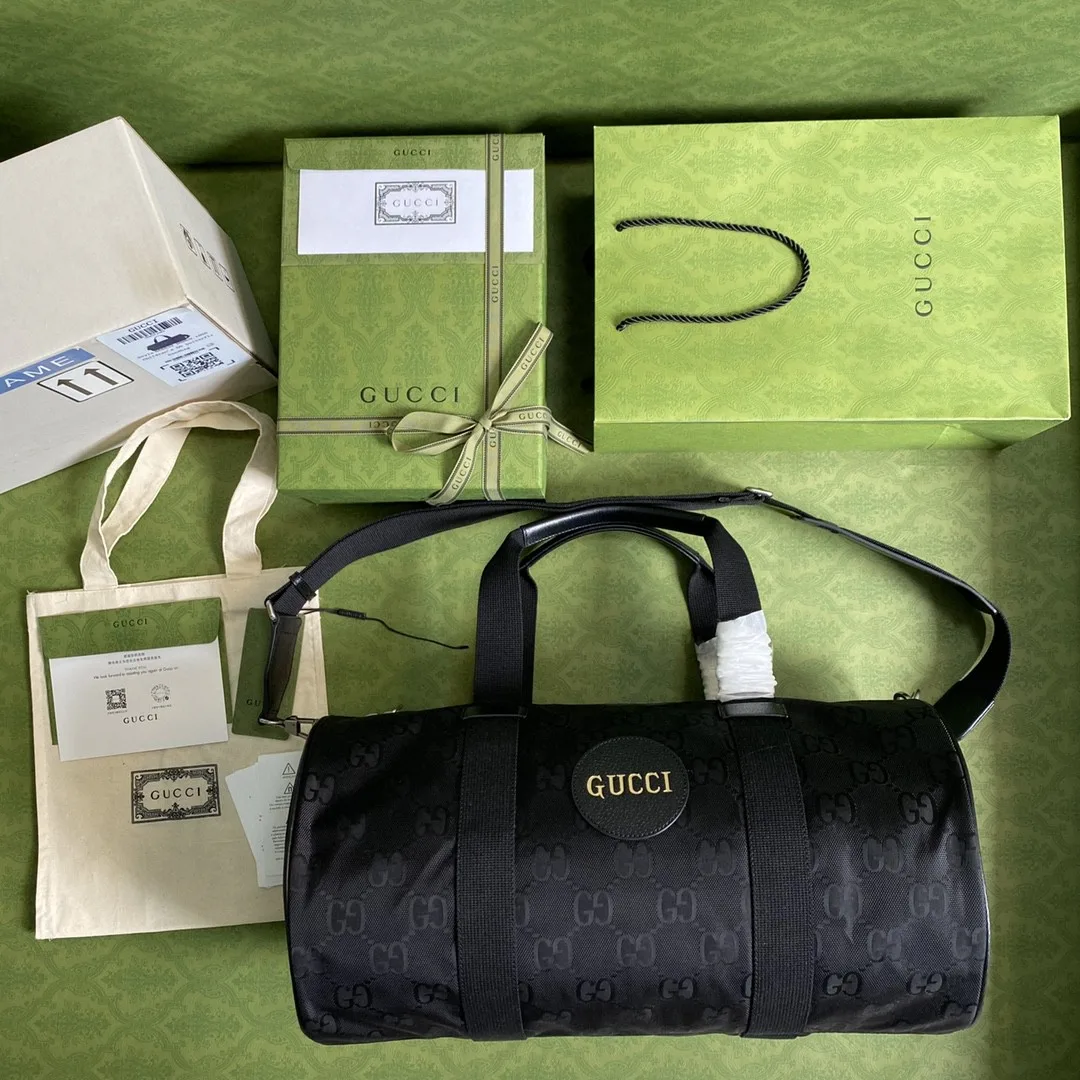 Alternative view of Gucci Off The Grid Duffle Bag Black GG Nylon /