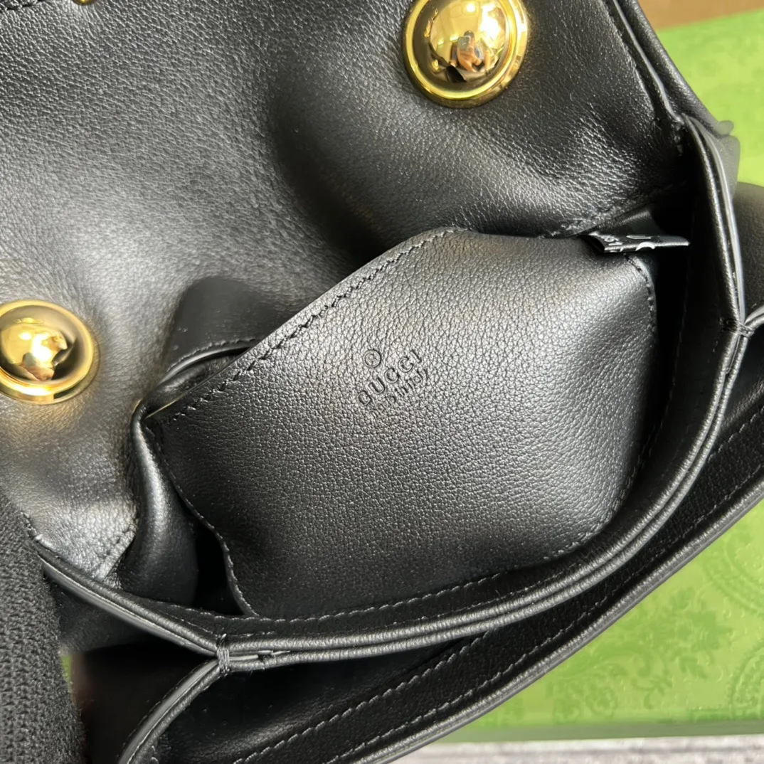 Alternative view of Gucci Blondie Small Shoulder Bag / Black Gold Hardware