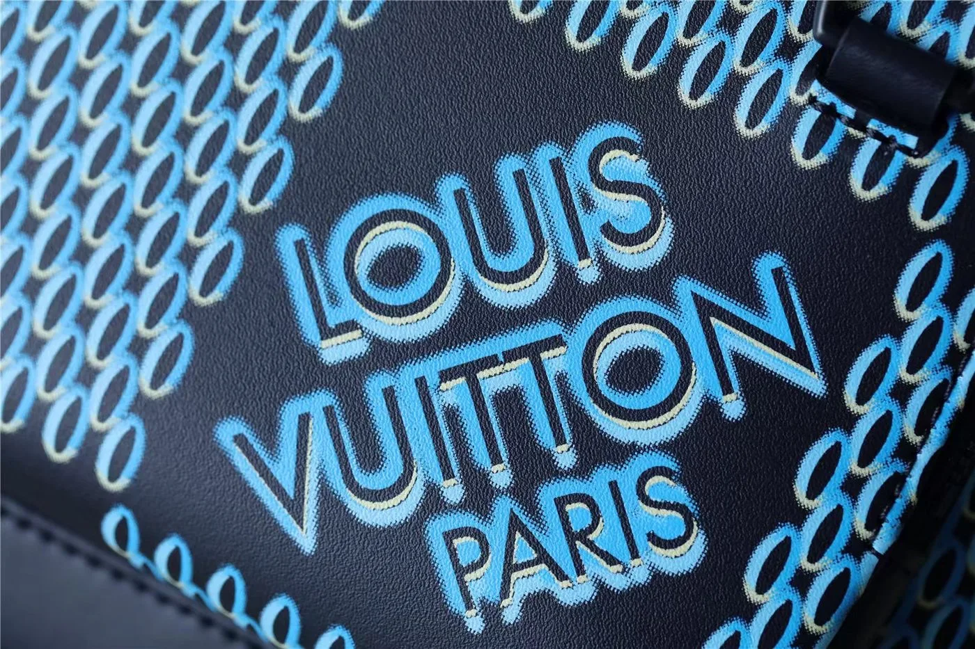 Alternative view of Louis Vuitton Racer Damier Spray Blue , Mens Backpacks /