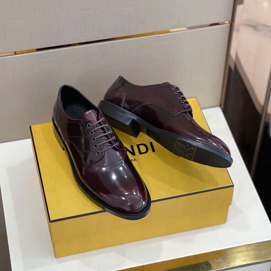 Fendi Force Dark Brown Shoes - Image 3