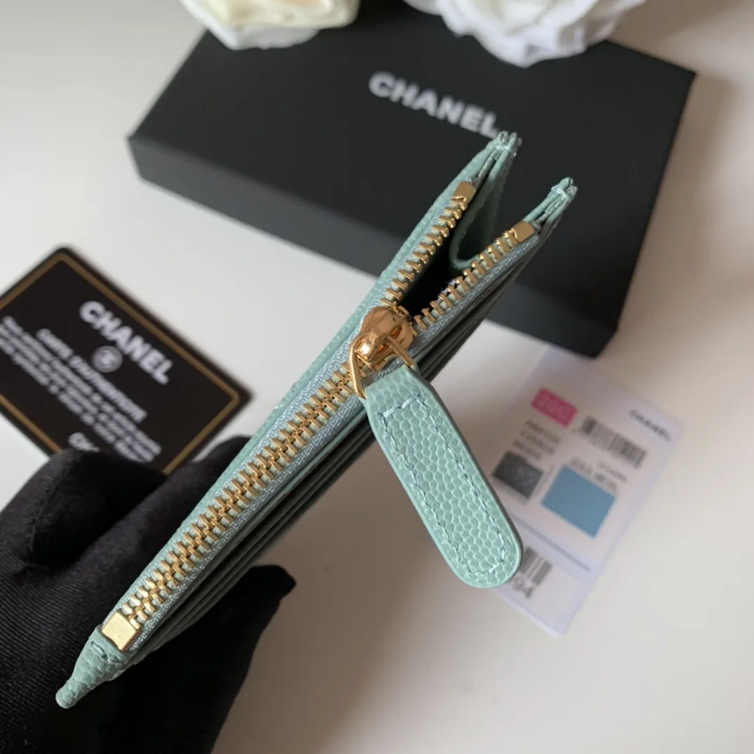 Chanel Flat Card Holder Mint Bag / - Image 9