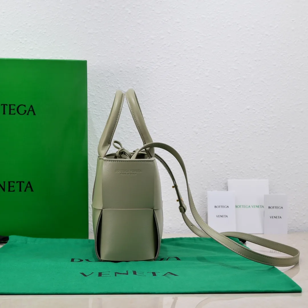 Alternative view of Bottega Veneta Mini Arco Tote Bag Green