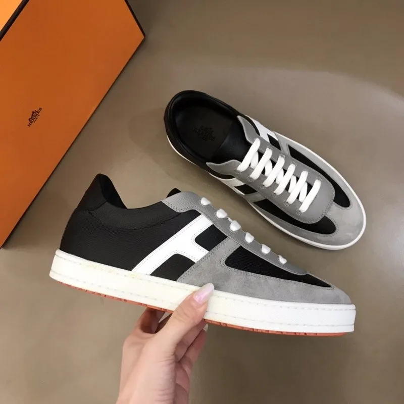 Hermes Boomerang Sneaker Black/Grey - Image 5