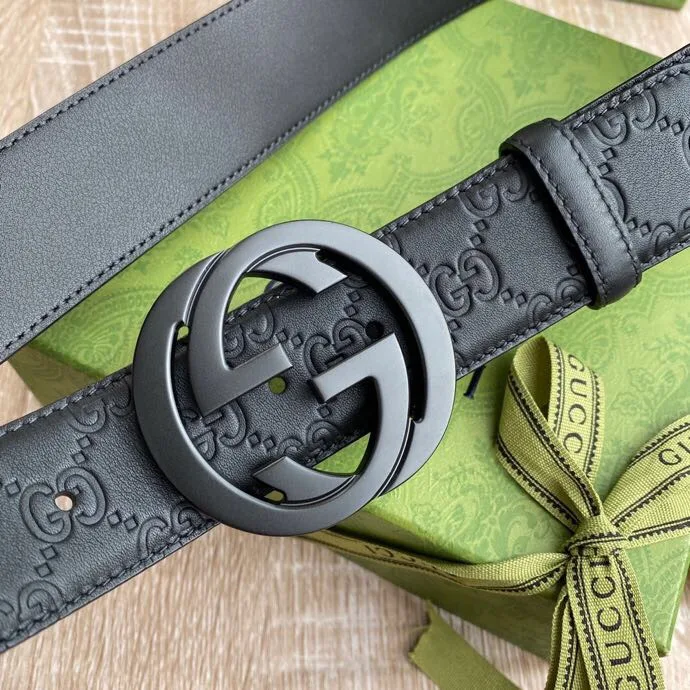 Alternative view of Gucci Belt Black GG, Women