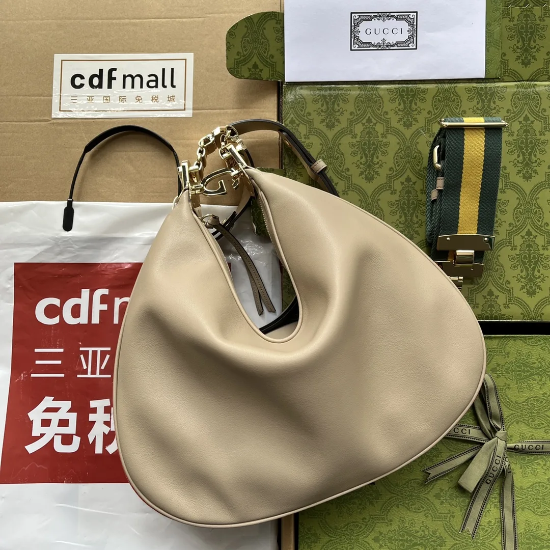 Gucci Atache Large Shoulder Bag Beige - Image 3