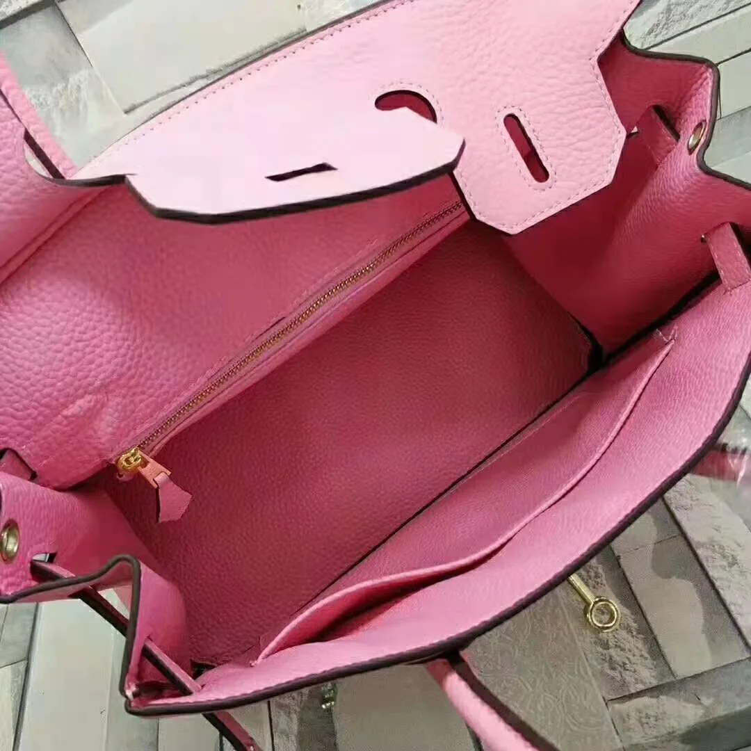 Alternative view of Hermes Birkin Top Handle Bag / Pink Gold Hardware