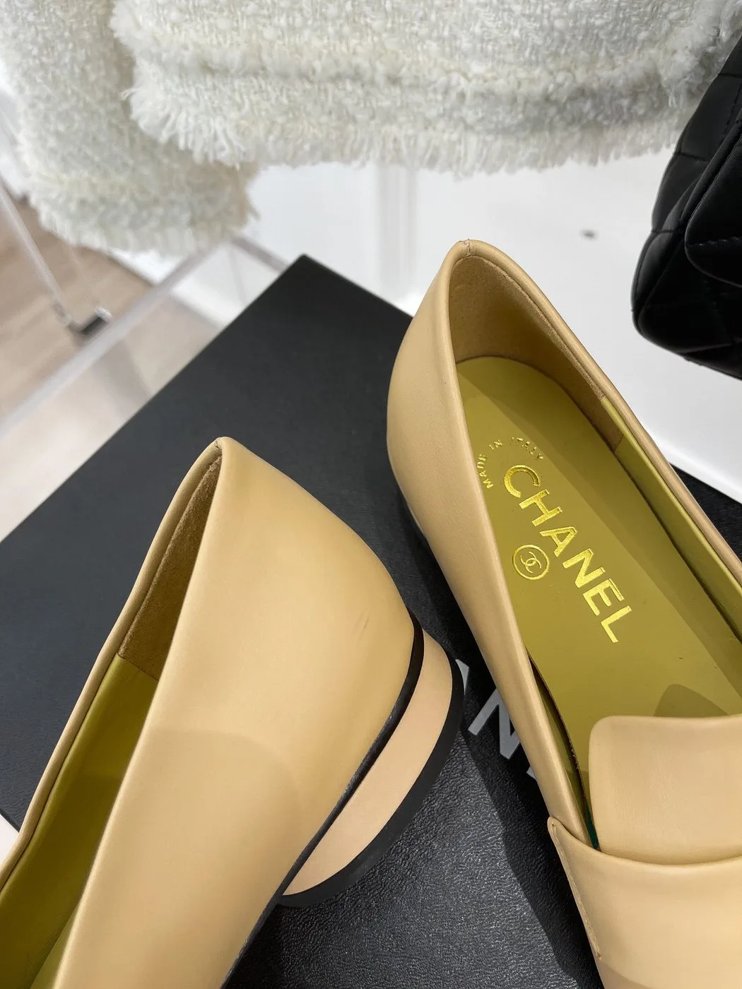 Alternative view of Chanel Women’s Loafer With Logo Beige