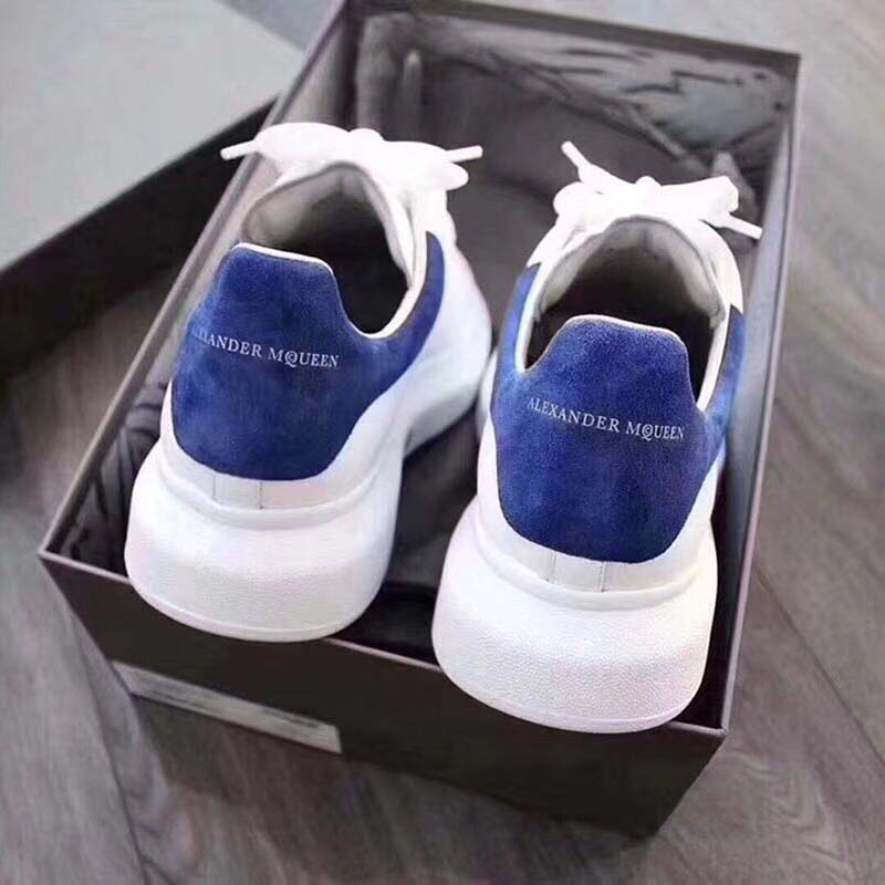 Alexander McQueen Women Oversized Sneaker Shoes-Navy Blue - image 5