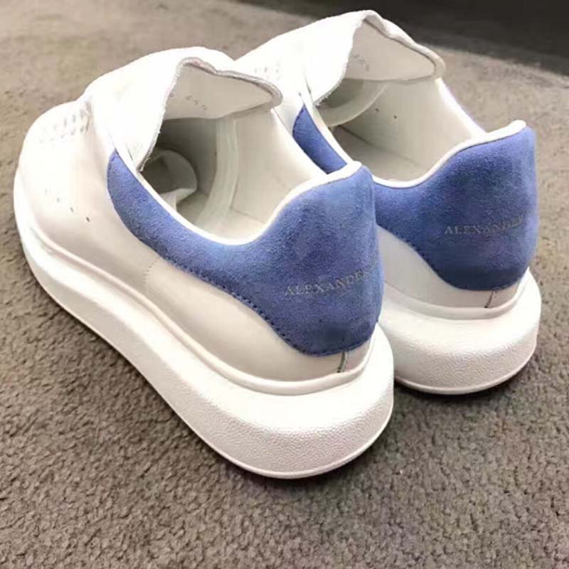 Alexander McQueen Women Oversized Sneaker Shoes-Navy Blue - image 8